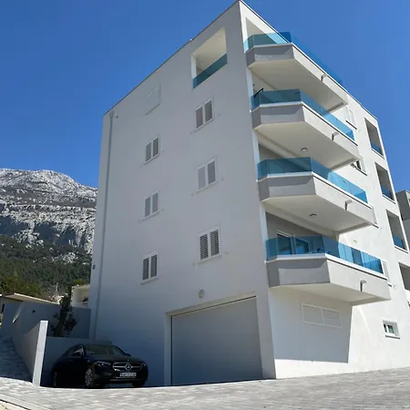 Neue Familienwohnung Meerblick - Klima & Parkplatz Μακάρσκα